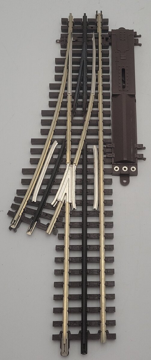 Atlas 6071 O Gauge Nickel Silver O-54 Right Hand Remote Control Switch Turnout EX/Box