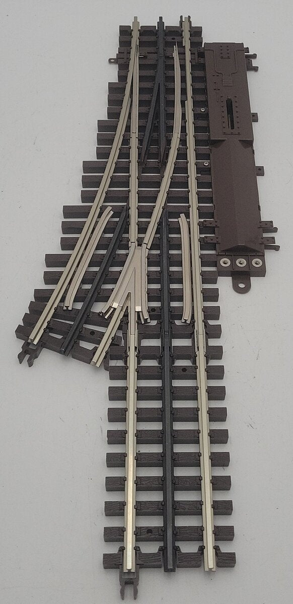 Atlas 6071 O Gauge Nickel Silver O-54 Right Hand Remote Control Switch Turnout LN/Box