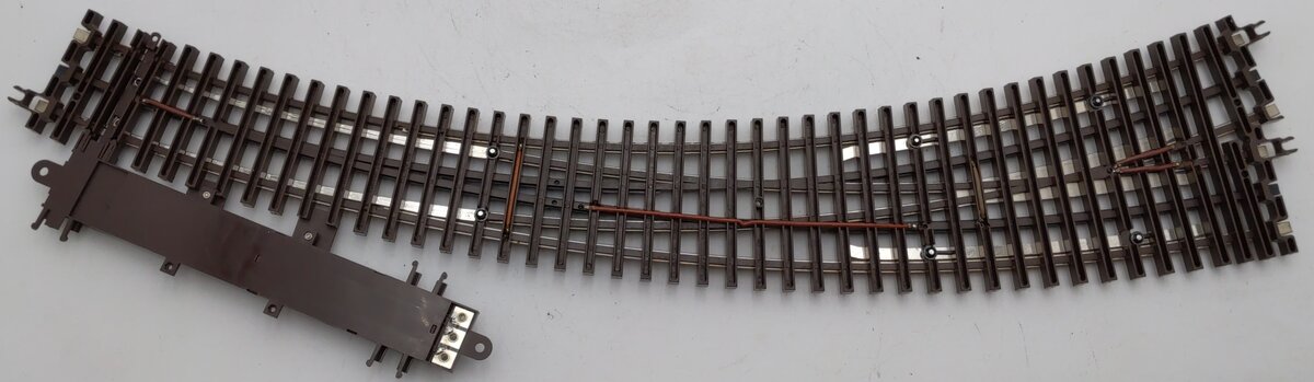 Atlas 6078 O/O72/O54 Gauge Nickel Silver Right Hand Remote Switch Turnout EX/Box