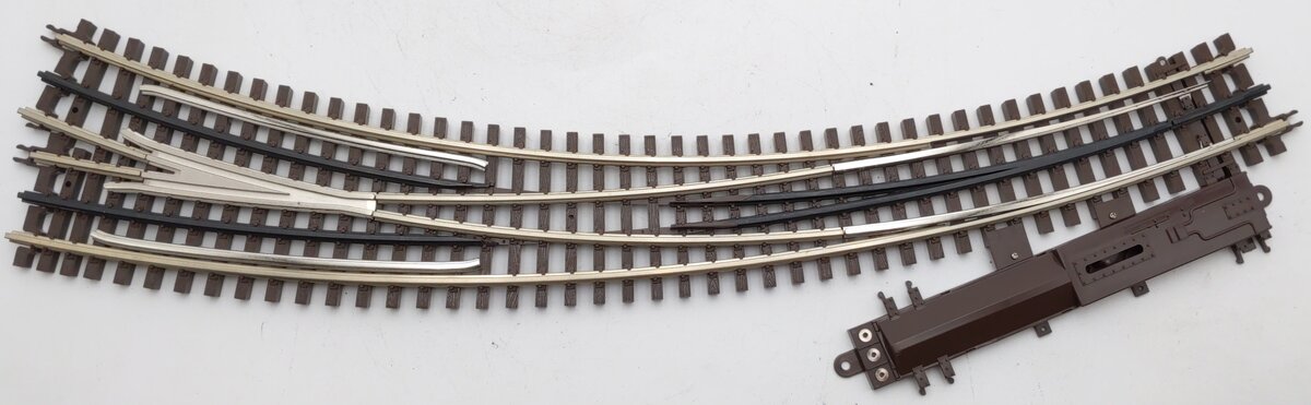 Atlas 6078 O/O72/O54 Gauge Nickel Silver Right Hand Remote Switch Turnout EX/Box