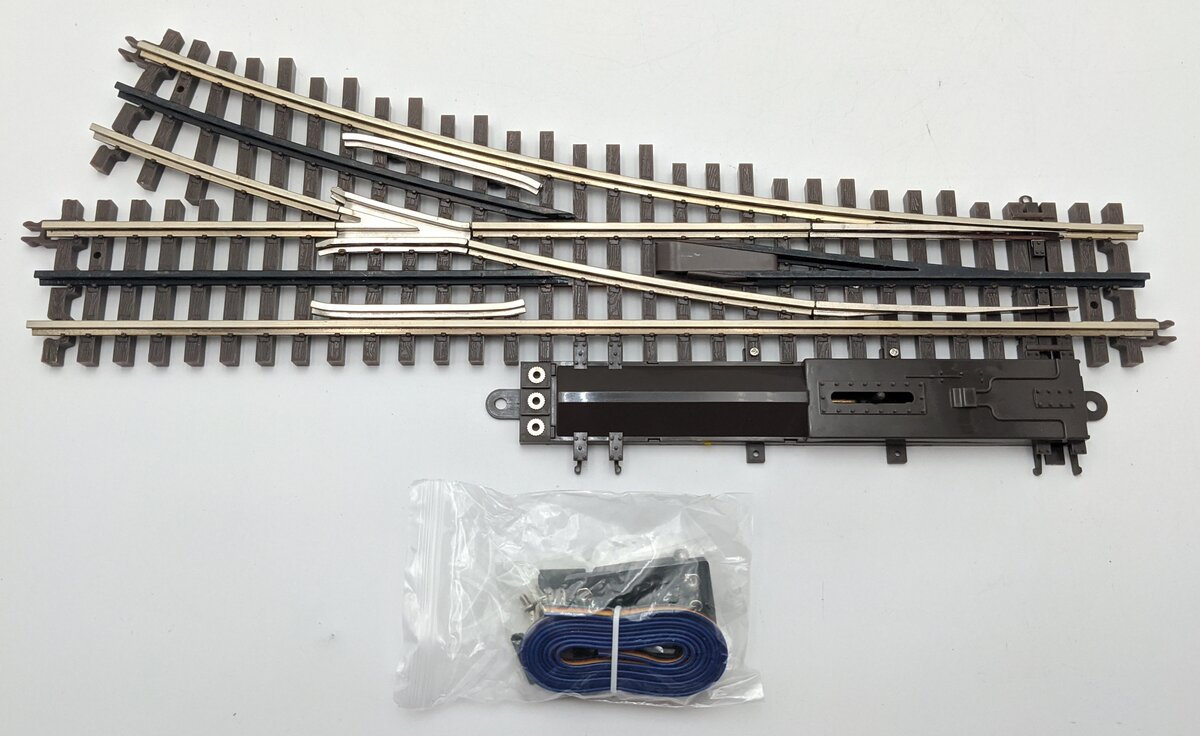 Atlas 6073 O Gauge Nickel Silver O-72 Right Hand Remote Switch Turnout LN/Box