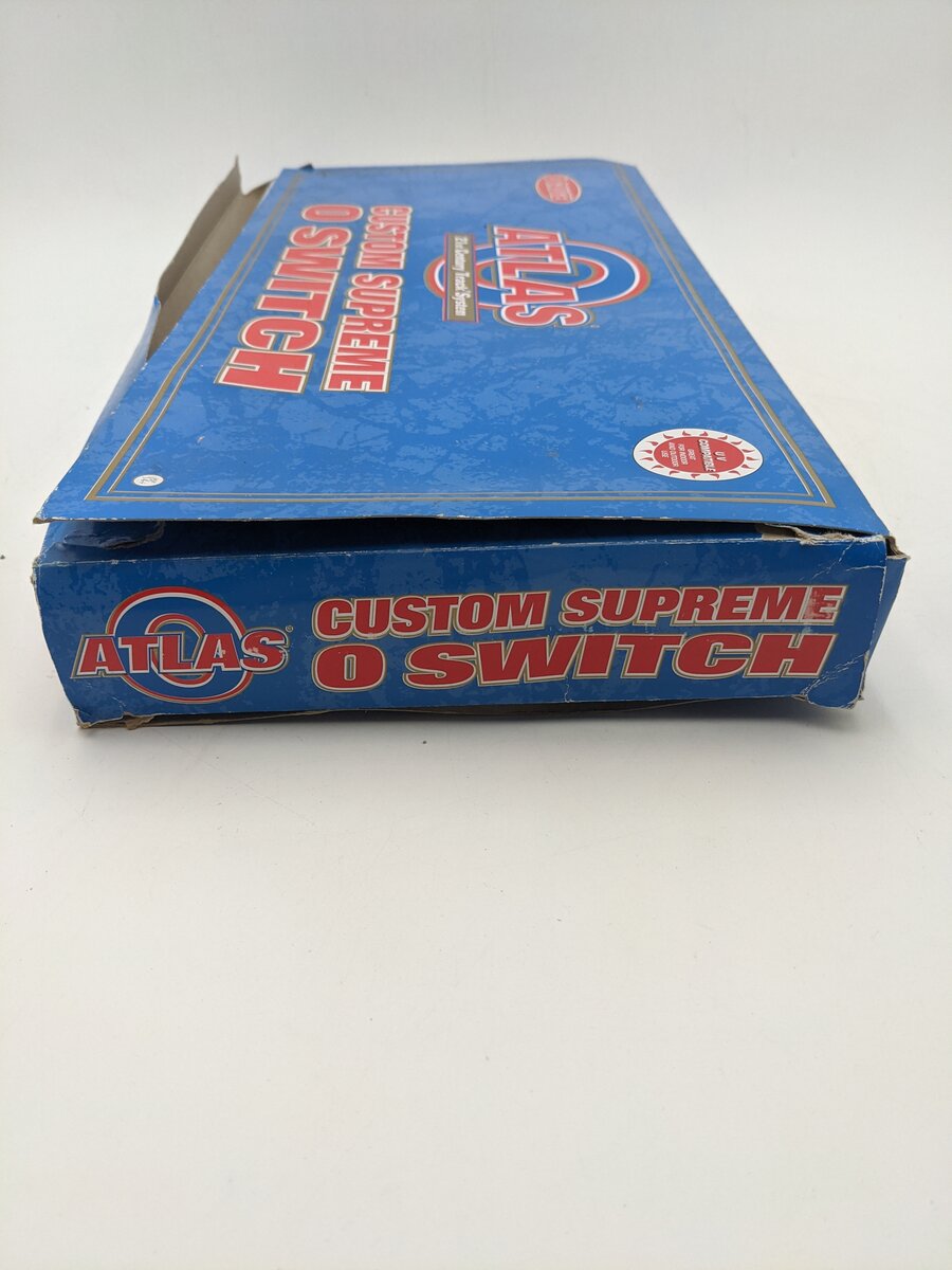 Atlas 6072 O O72 Nickel Silver Left Hand Remote Switch Turnout EX/Box