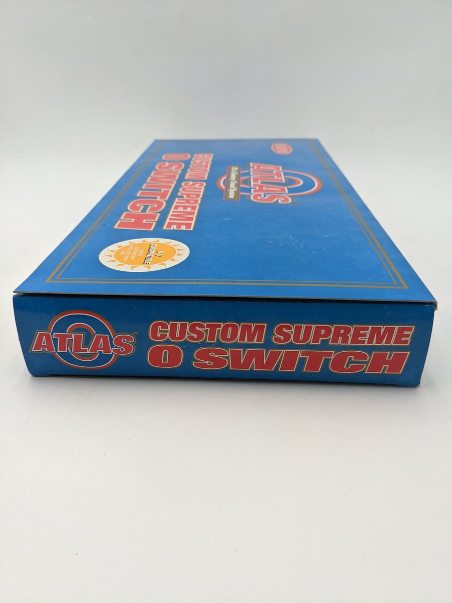 Atlas 6071 O Gauge Nickel Silver O-54 Right Hand Remote Control Switch Turnout EX/Box