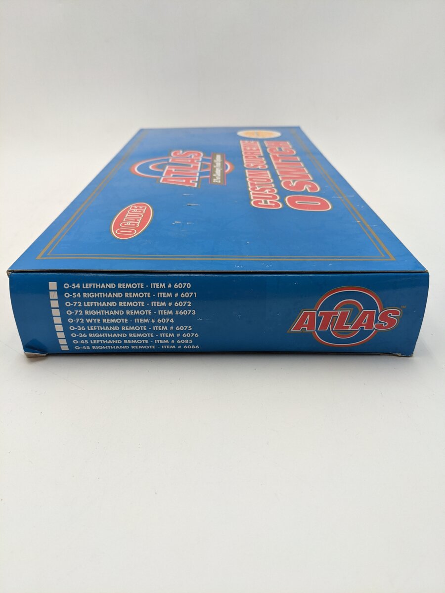 Atlas 6071 O Gauge Nickel Silver O-54 Right Hand Remote Control Switch Turnout EX/Box