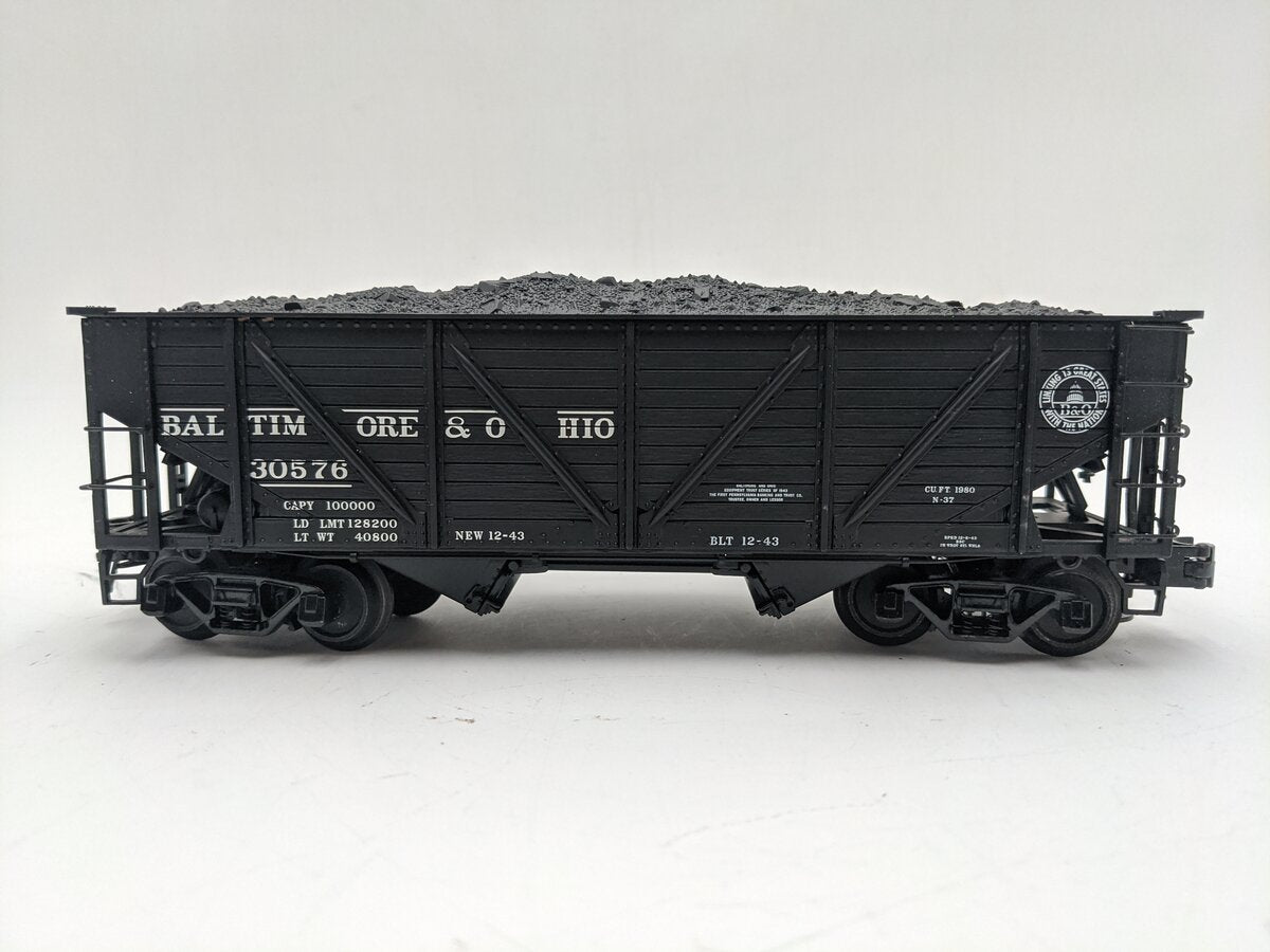 Atlas 6421-5 O Gauge Baltimore & Ohio 50-Ton War Emergency Hopper #30576 [3Rail] EX/Box