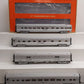 Lionel 1927010 O Gauge Santa Fe 21" Passenger Cars (Set of 4) EX/Box