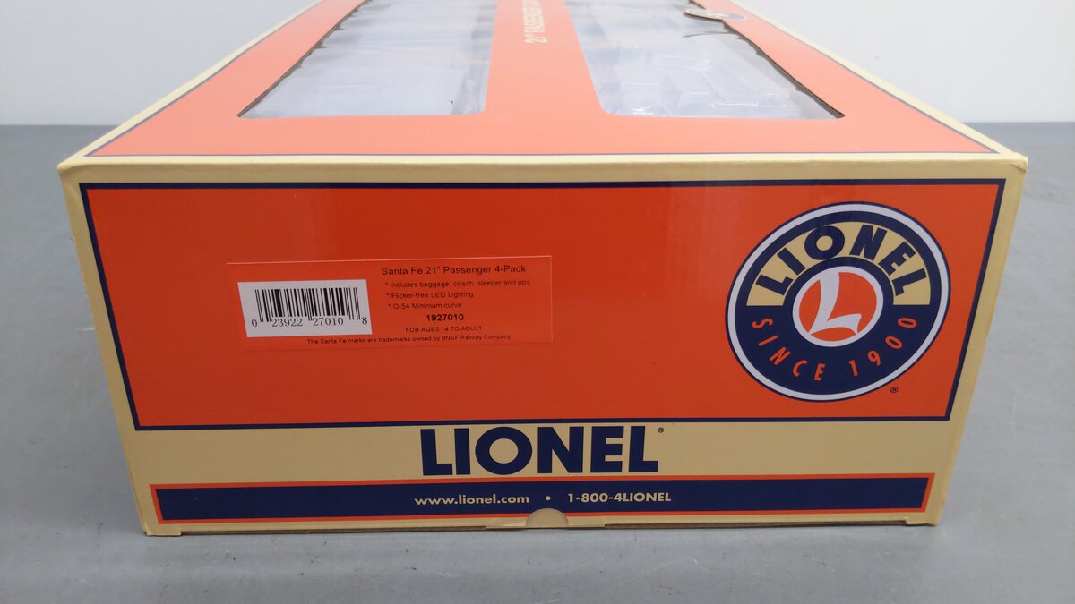 Lionel 1927010 O Gauge Santa Fe 21