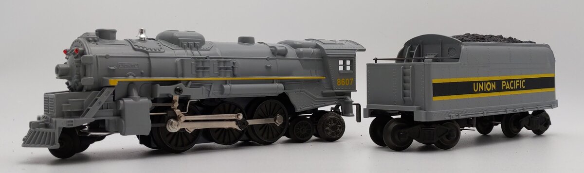 Lionel 6-18607 O Union Pacific 2-6-4 Gray Steam Locomotive &Tender #8607 LN/Box