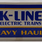 K-Line K-665601 O Ringling Bros.Tractor Trailer w/Flatcar EX/Box