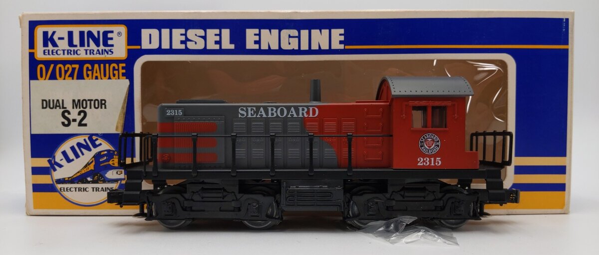 K-Line K2315 O Gauge Seaboard Air Line S-2 Diesel Switcher #2315 EX/Box