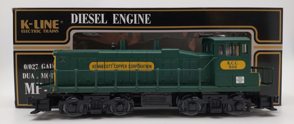 K-Line K22521 O KCC "Kennecott Copper Corp." MP-15 Diesel Locomotive #906 LN/Box