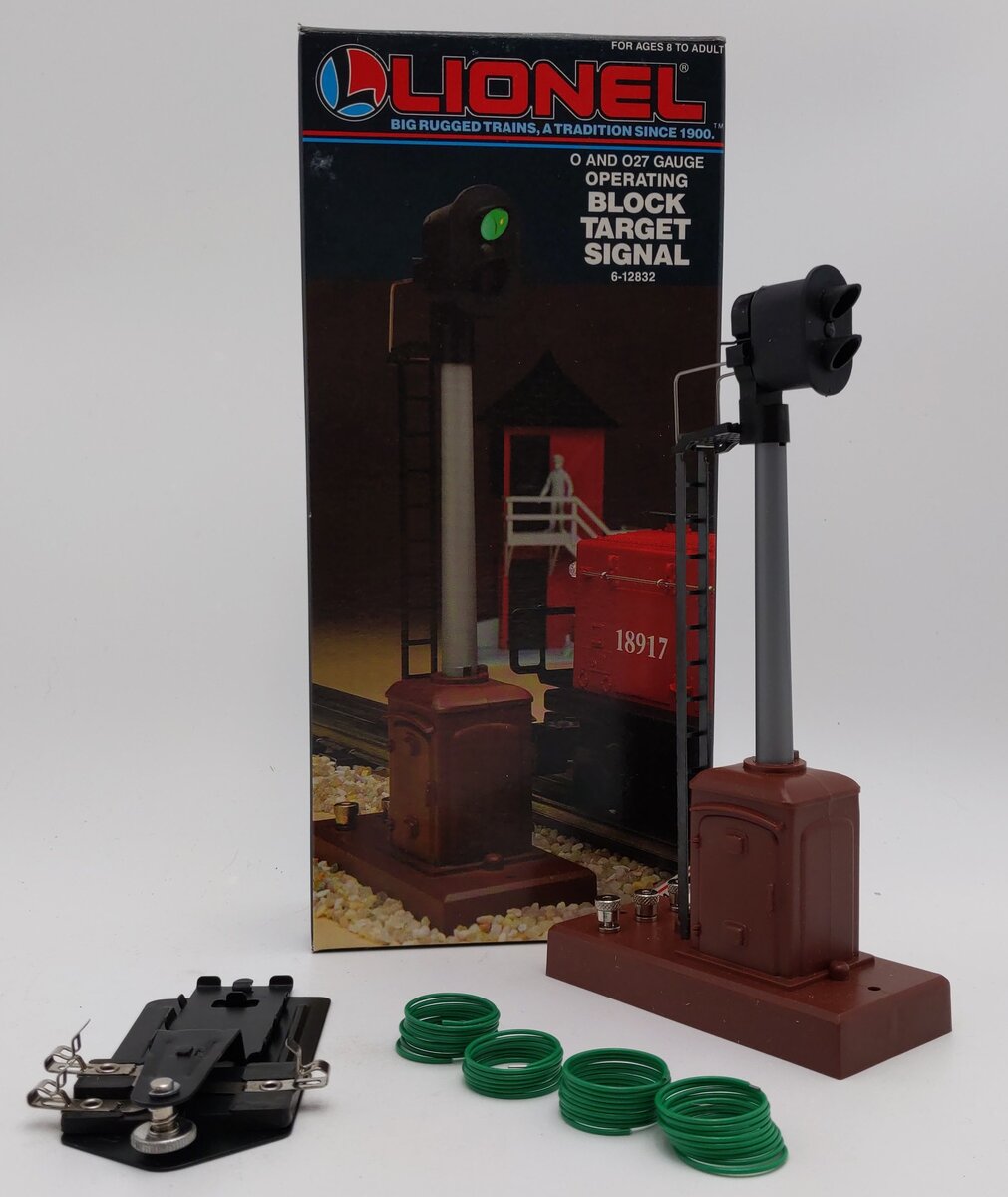 Lionel 6-12832 O And O27 Operating Block Target Signal LN/Box