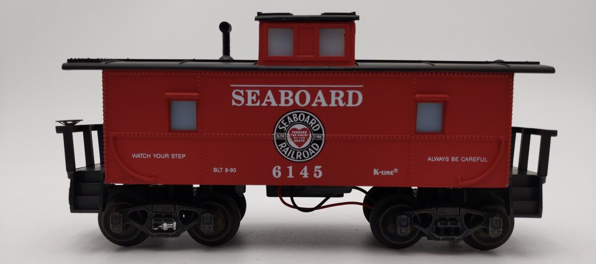 K-Line K6145 O Gauge Seaboard Caboose LN/Box