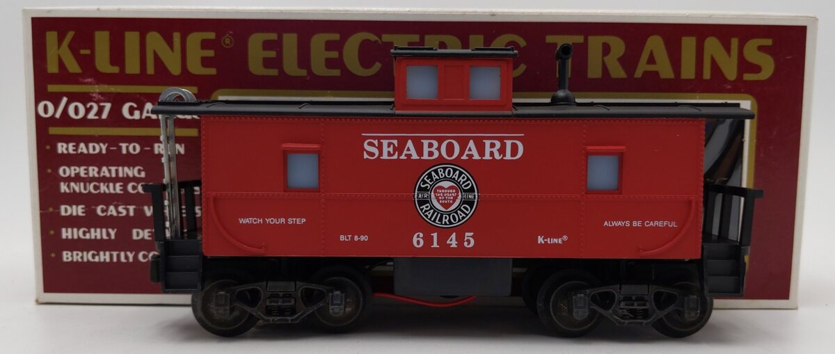 K-Line K6145 O Gauge Seaboard Caboose LN/Box