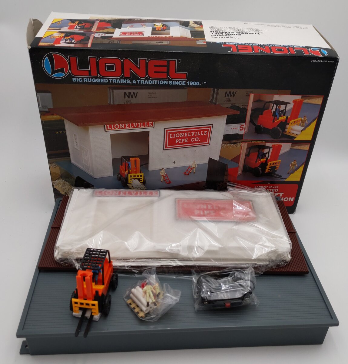 Lionel 6-12798 O/O27 Gauge Operating Forklift Loader Station LN/Box