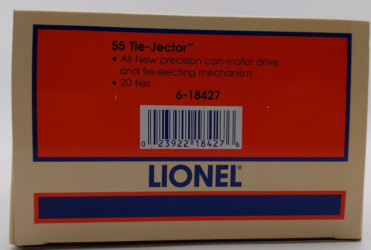 Lionel 6-18427 O Gauge Tie-Jector Operating Car #55 NIB