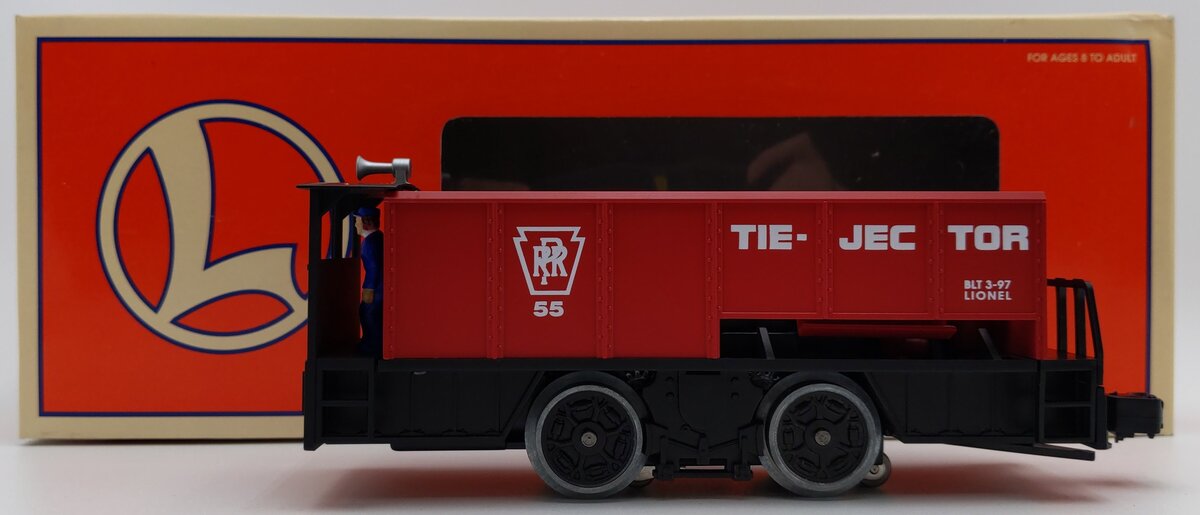 Lionel 6-18427 O Gauge Tie-Jector Operating Car #55 NIB