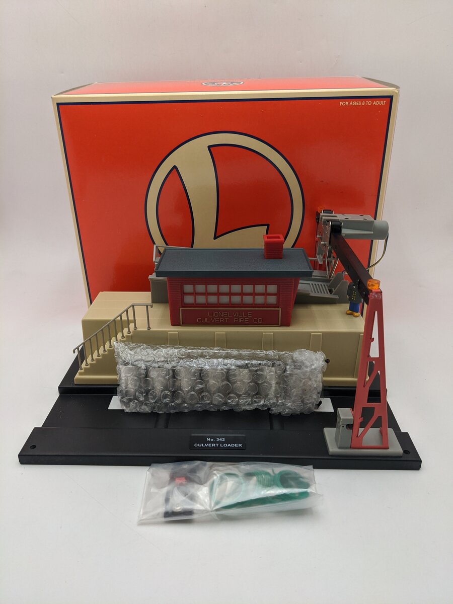 Lionel 6-12982 Operating Culvert Loader #342 EX/Box