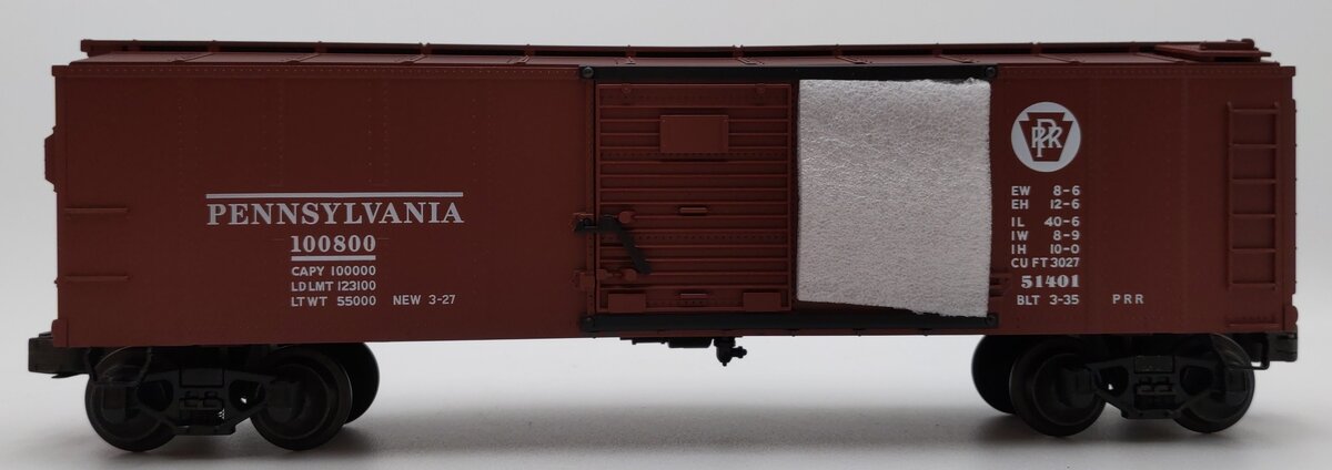 Lionel 6-51401 O Gauge Pennsylvania Boxcar #100800 LN/Box