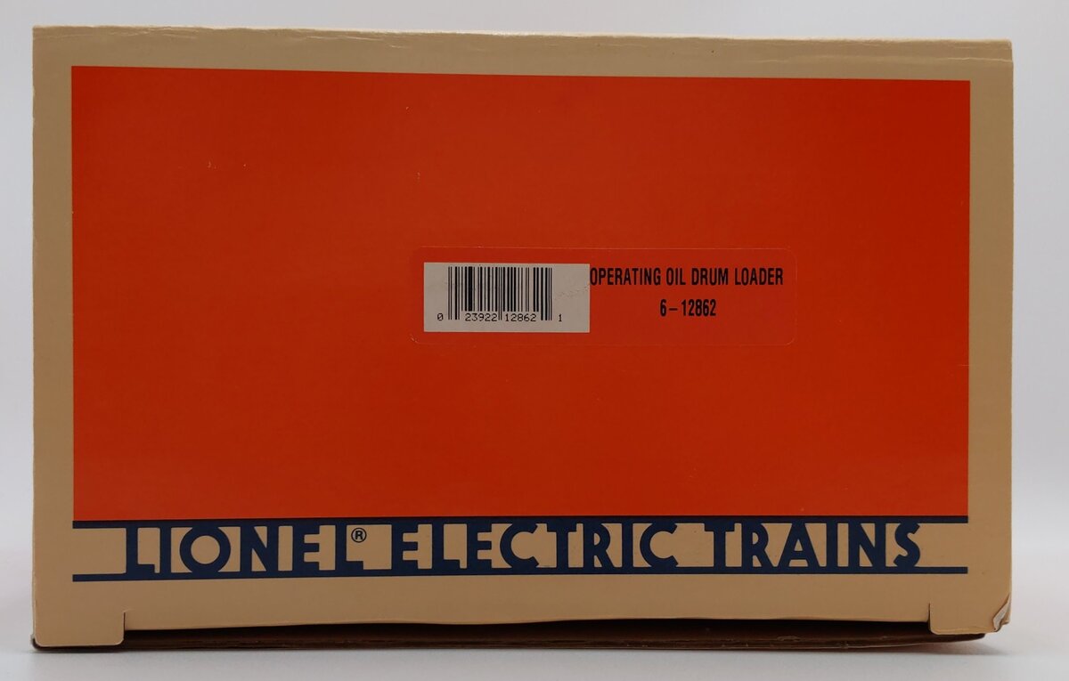 Lionel 6-12862 O Gauge Operating Oil Drum Loader LN/Box