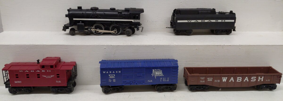 Lionel 6-11703 O Gauge Iron Horse Wabash Steam Freight Train Set EX/Box