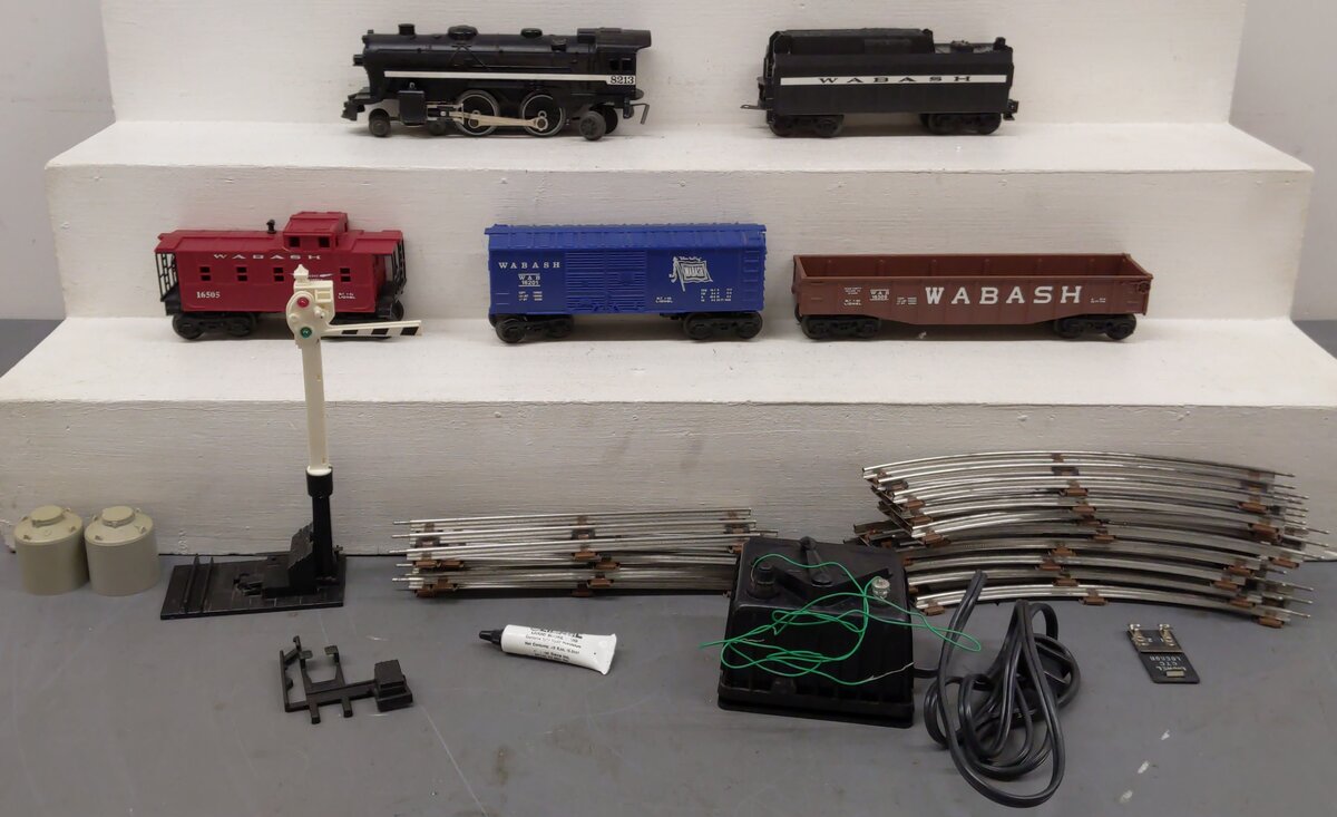 Lionel 6-11703 O Gauge Iron Horse Wabash Steam Freight Train Set EX/Box
