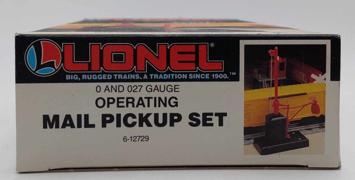 Lionel 6-12729 O Gauge Operating Mail Pickup Set LN/Box