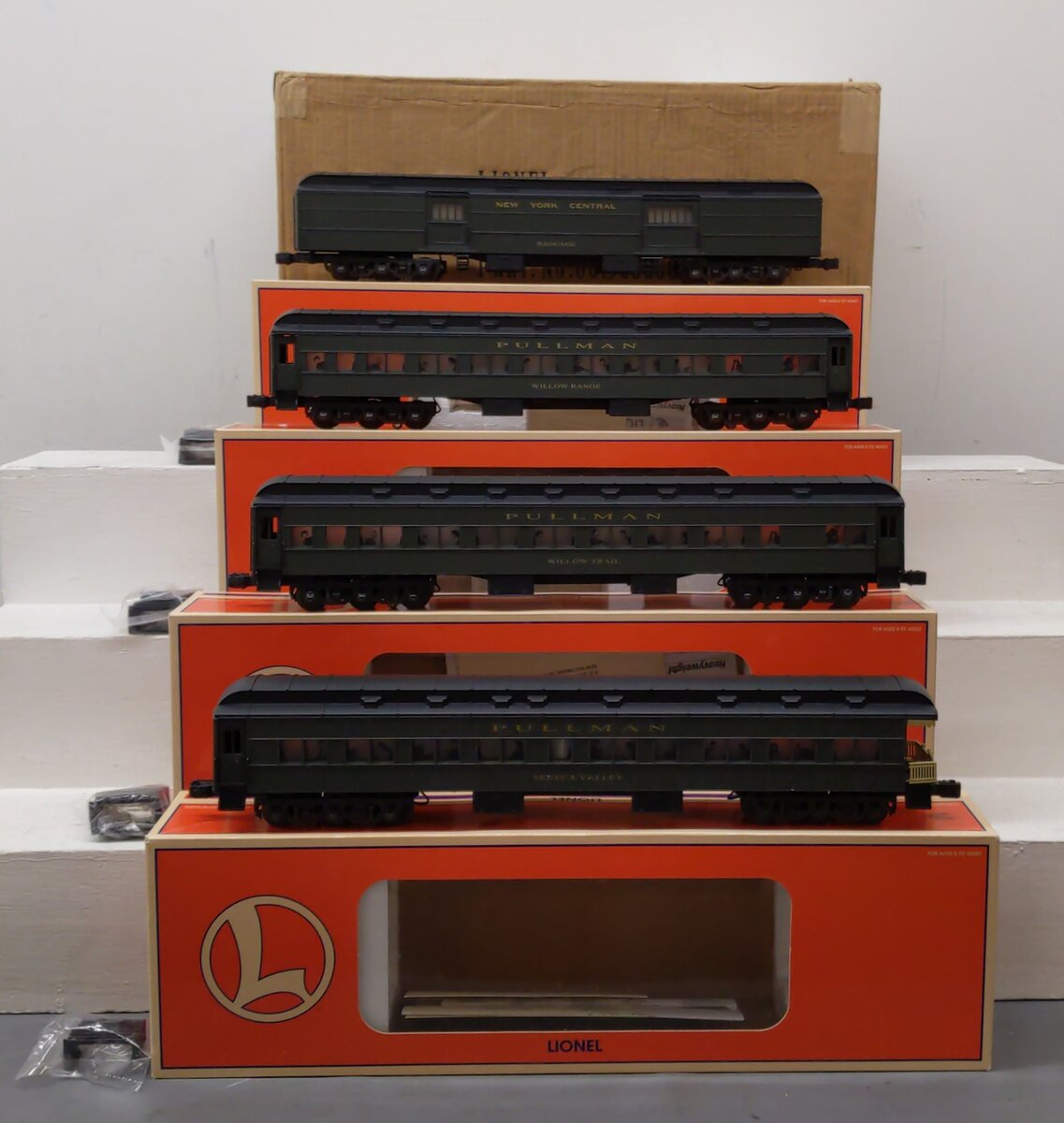 Lionel 6-19060 O Gauge New York Central Pullman Heavyweight Cars (Set of 4) EX/Box