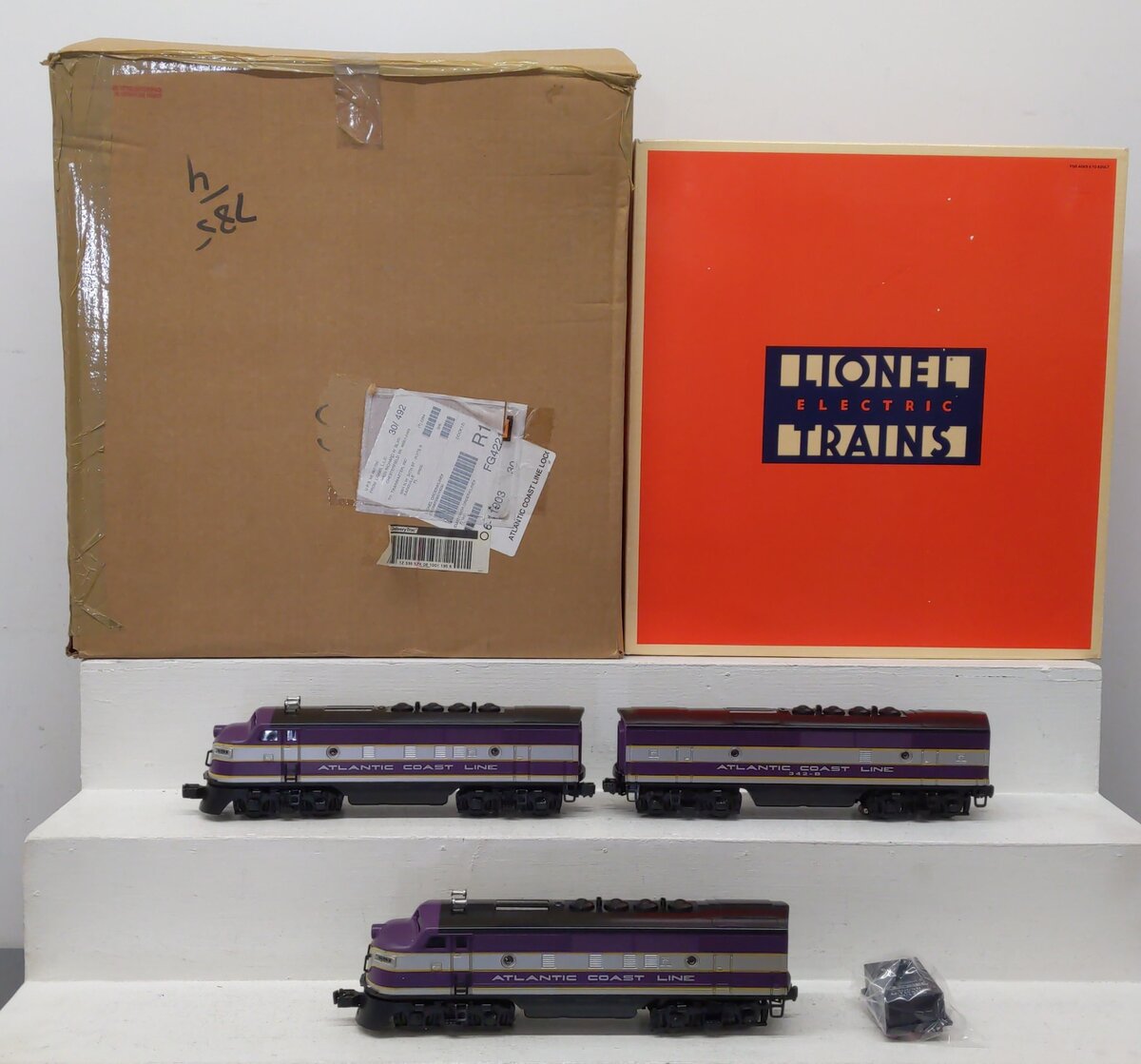 Lionel 6-11903 O Gauge Atlantic Coast Line F3 ABA Diesel Set w/TMCC & RS LN/Box