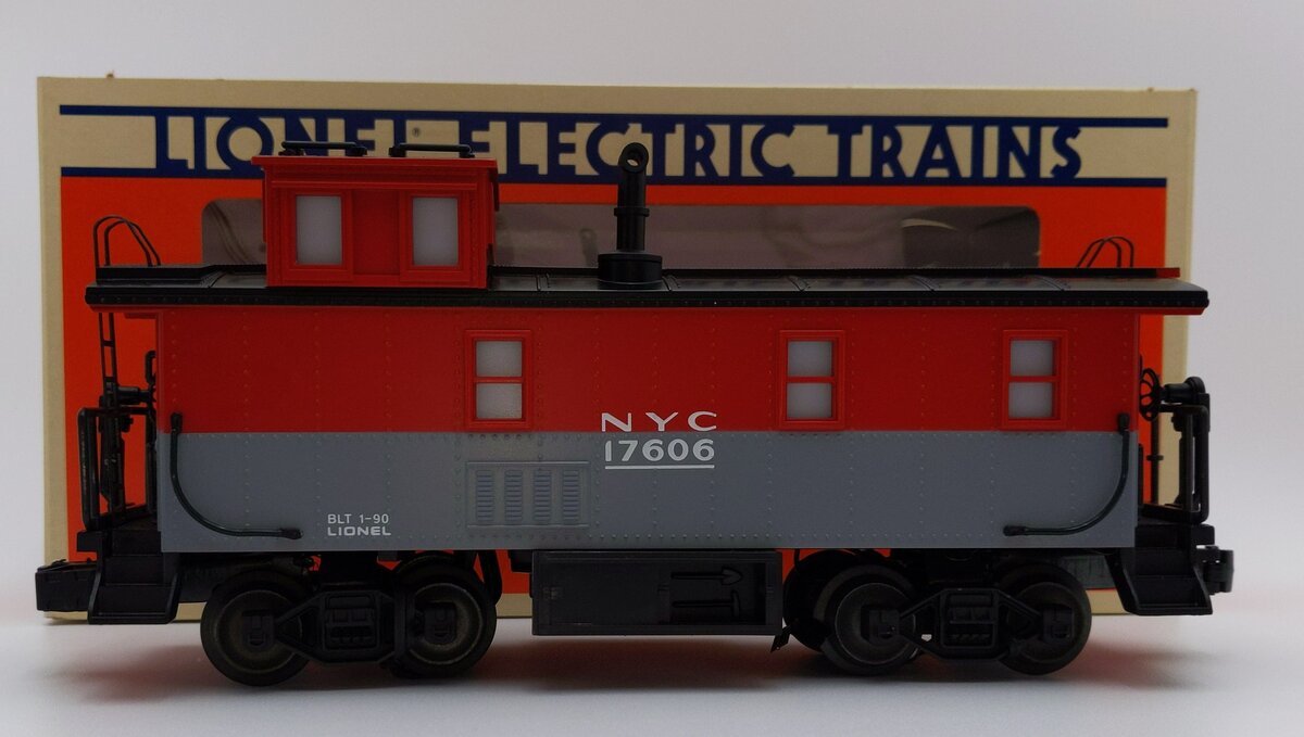 Lionel 6-17606 O Gauge New York Central Illuminated Caboose w/ Smoke NIB