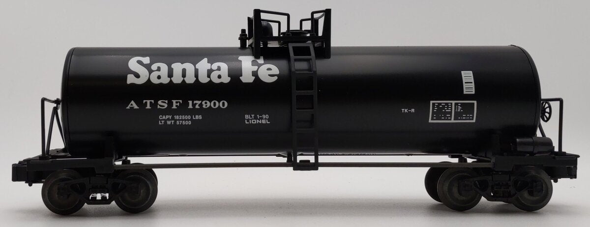 Lionel 6-17900 O Gauge Santa Fe Unibody Single Dome Tank Car #17900 LN/Box