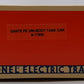 Lionel 6-17900 O Gauge Santa Fe Unibody Single Dome Tank Car #17900 LN/Box