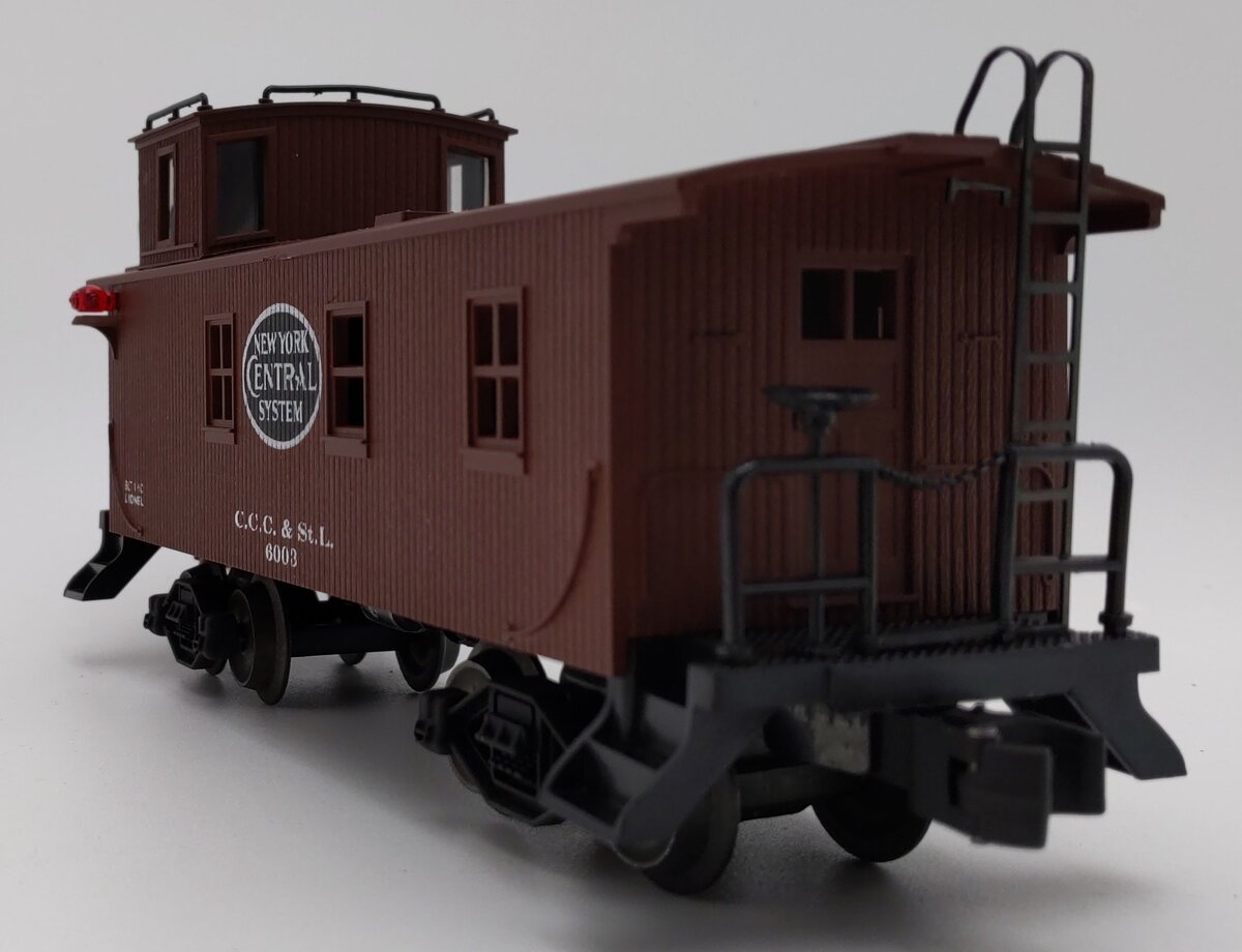 Lionel 6-17611 O Gauge New York Central Illuminated Woodside Caboose #6003 LN/Box