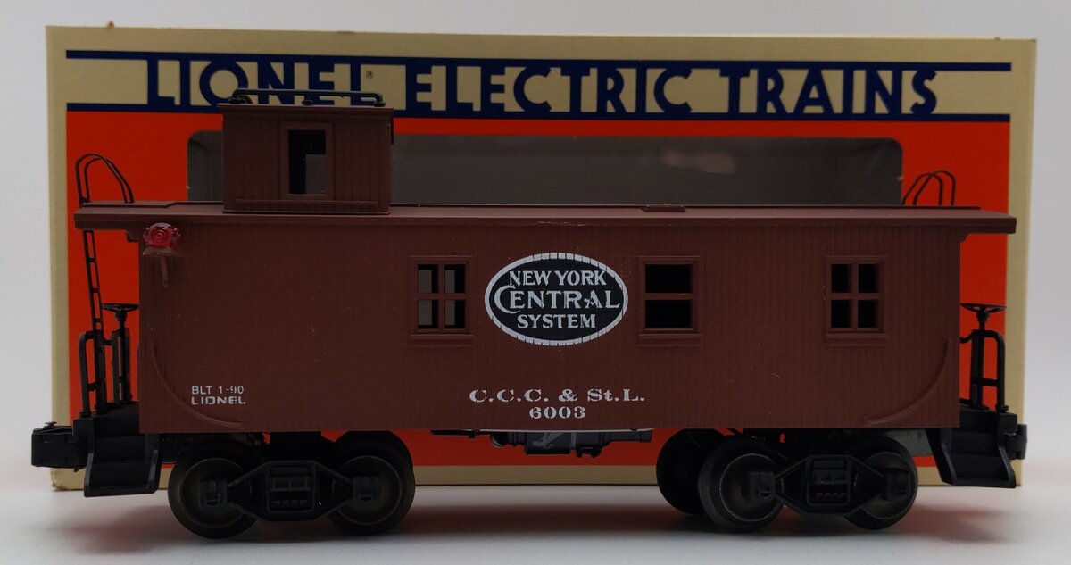 Lionel 6-17611 O Gauge New York Central Illuminated Woodside Caboose #6003 LN/Box