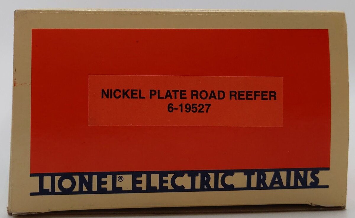 Lionel 6-19527 O Nickel Plate Road Reefer LN/Box