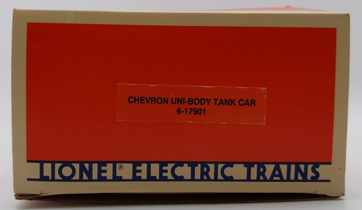 Lionel 6-17901 O Gauge Chevron Uni-body Tank Car LN/Box