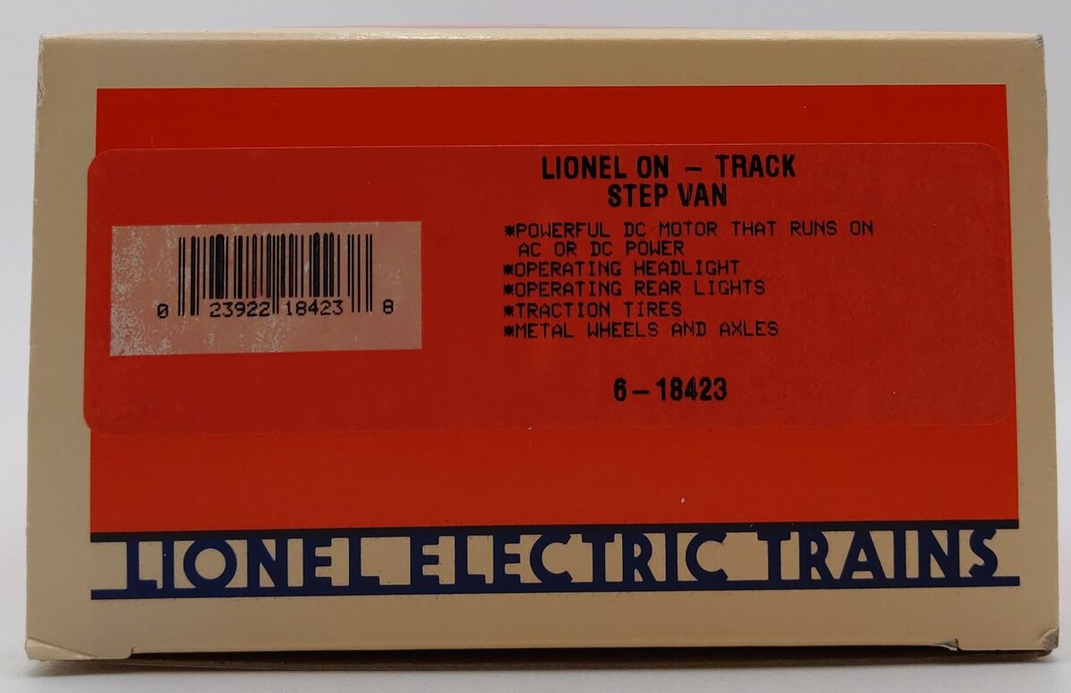 Lionel 6-18423 O Gauge On-Track Motorized Step Van EX/Box