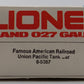 Lionel 6-9367 O Gauge Union Pacific Single Dome Tank Car #9367 EX/Box