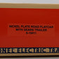 Lionel 6-19411 O Gauge Nickel Plate Road Flatcar w/Sears Trailer LN/Box