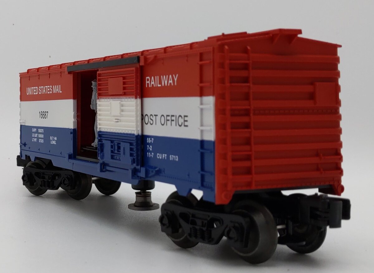 Lionel 6-16687 O Gauge US Mail Operating Post Office Car LN/Box