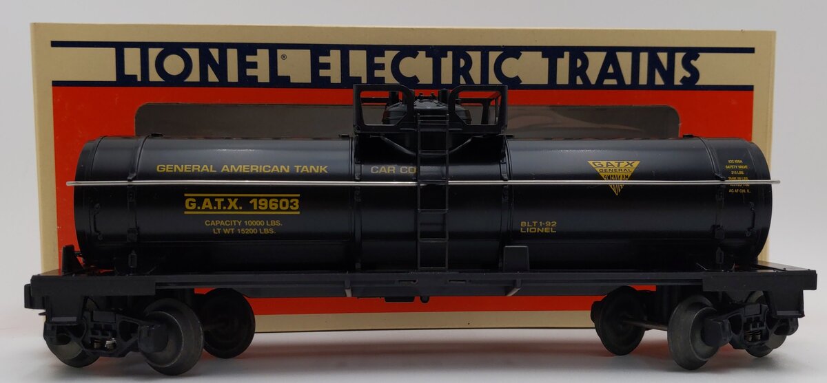 Lionel 6-19603 O Gauge GATX Single Dome Tank Car LN/Box
