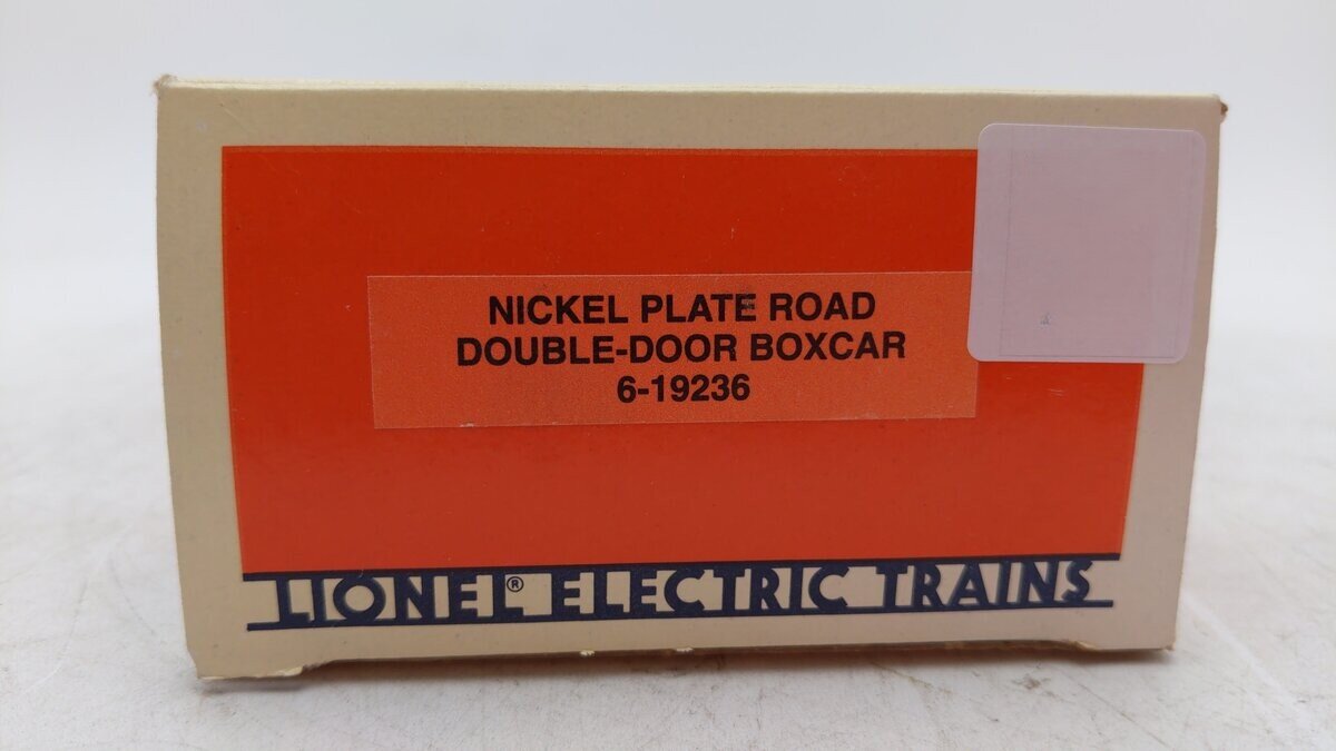 Lionel 6-19236 O Gauge Nickel Plate Road Double Door Boxcar LN/Box