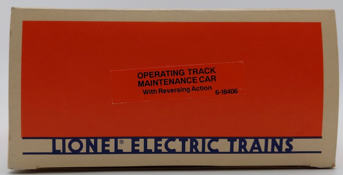 Lionel 6-18406 O Gauge Operating Track Maintenance Car EX/Box