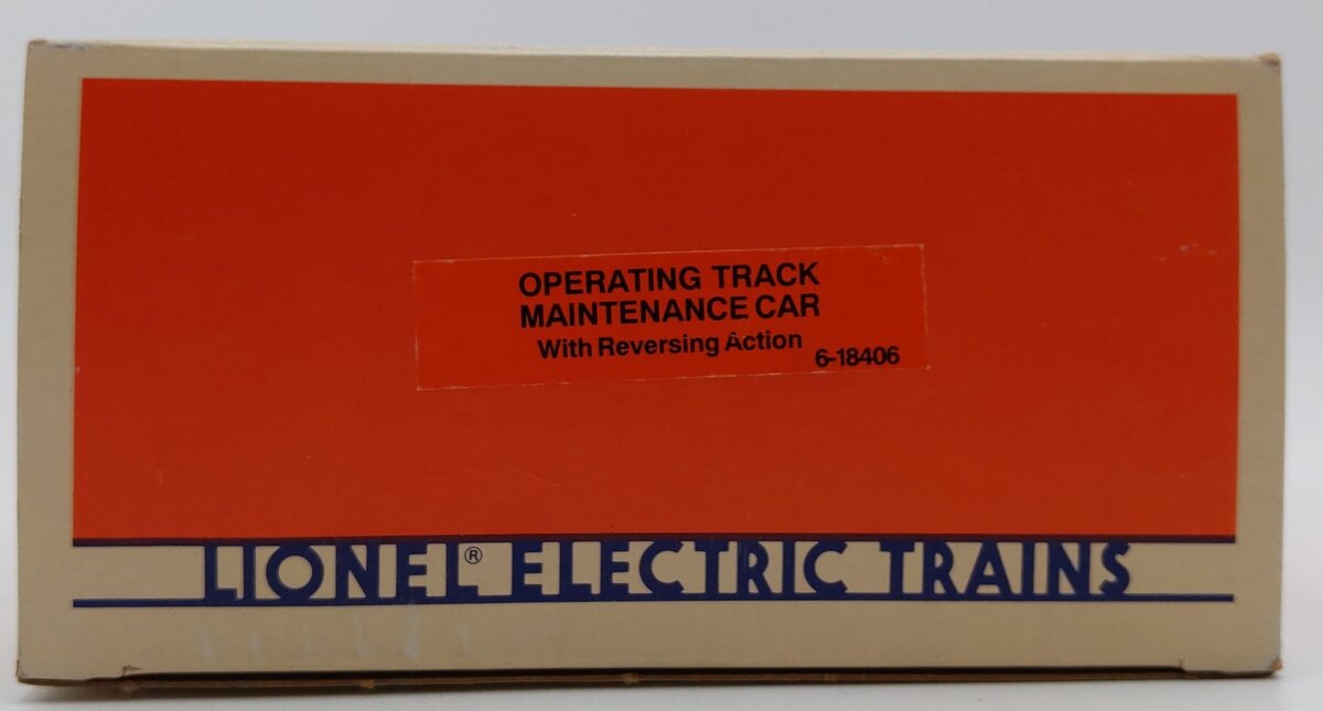Lionel 6-18406 O Gauge Operating Track Maintenance Car EX/Box