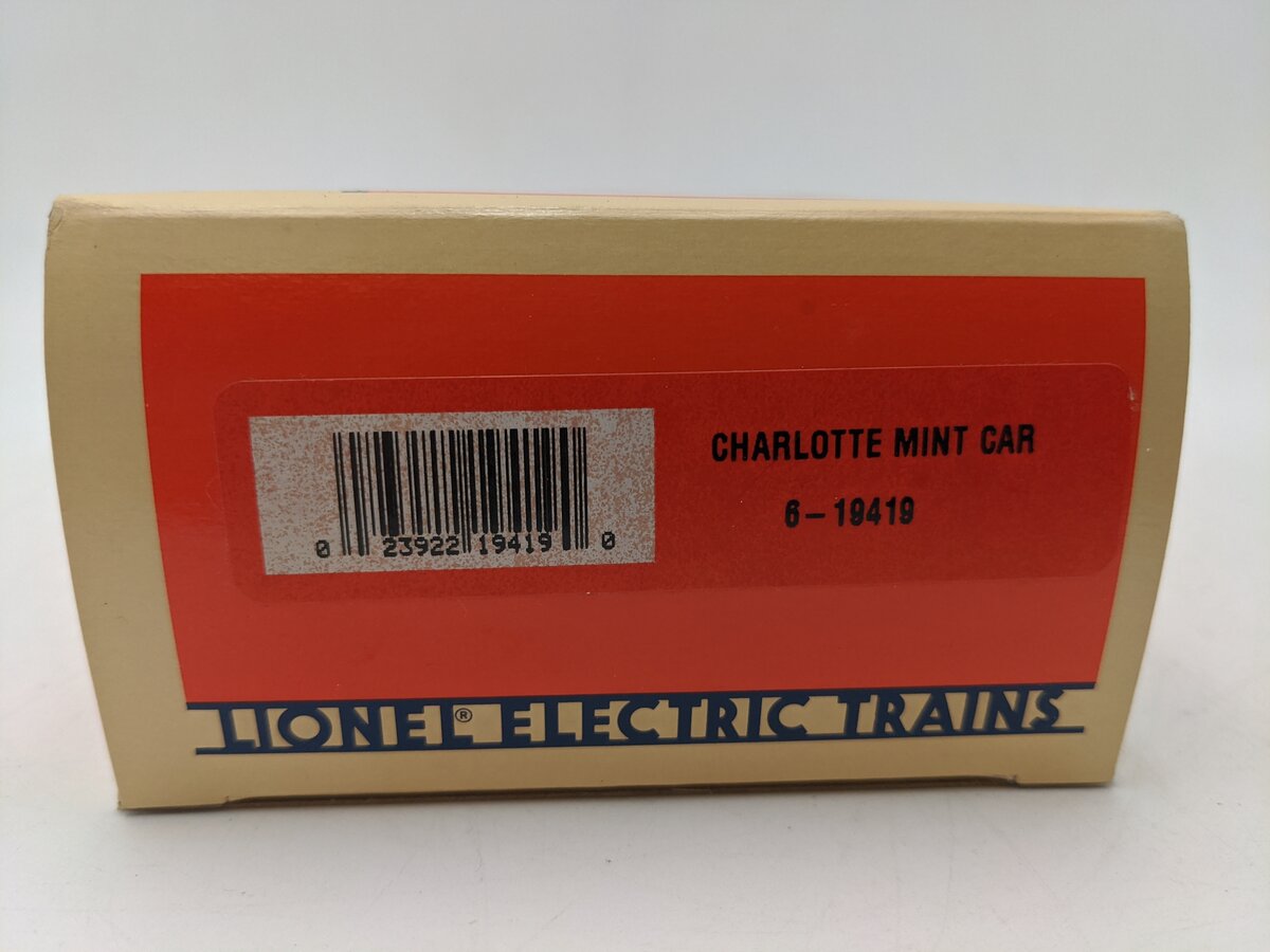 Lionel 6-19419 O Gauge Charlotte Mint Car EX/Box