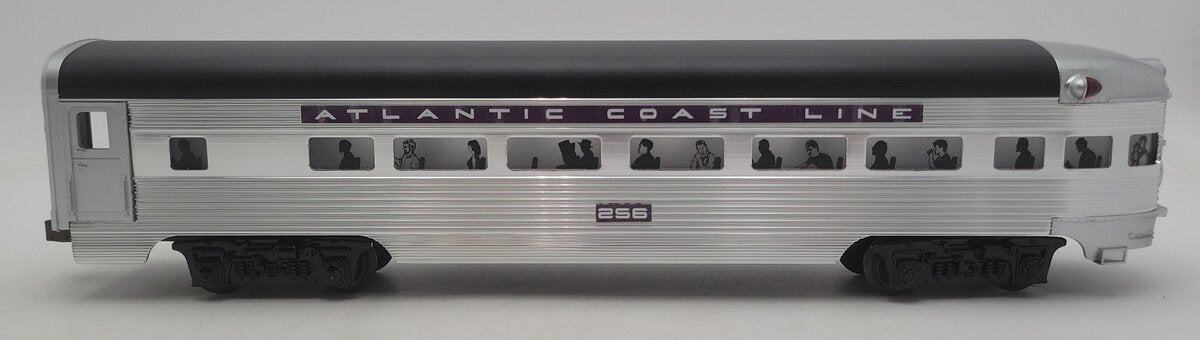Lionel 6-19158 O Gauge Atlantic Coast Line Aluminum Observation Car #256 EX/Box