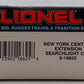 Lionel 6-16625 O Gauge New York Central Extension Searchlight Car LN/Box