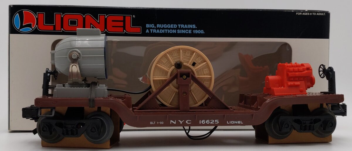 Lionel 6-16625 O Gauge New York Central Extension Searchlight Car LN/Box
