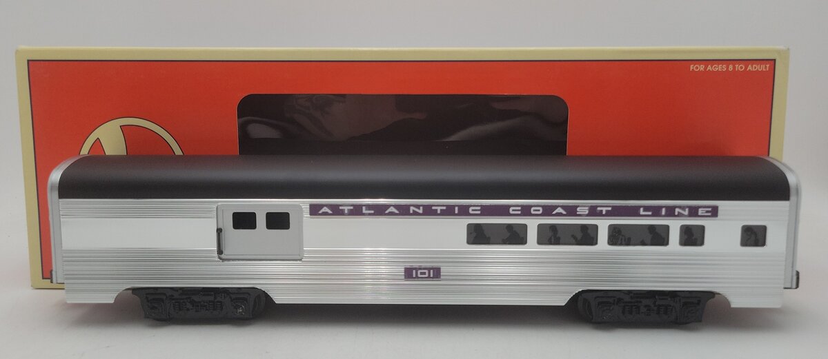 Lionel 6-19155 O Gauge Atlantic Coast Line Aluminum Combination Car #101 EX/Box