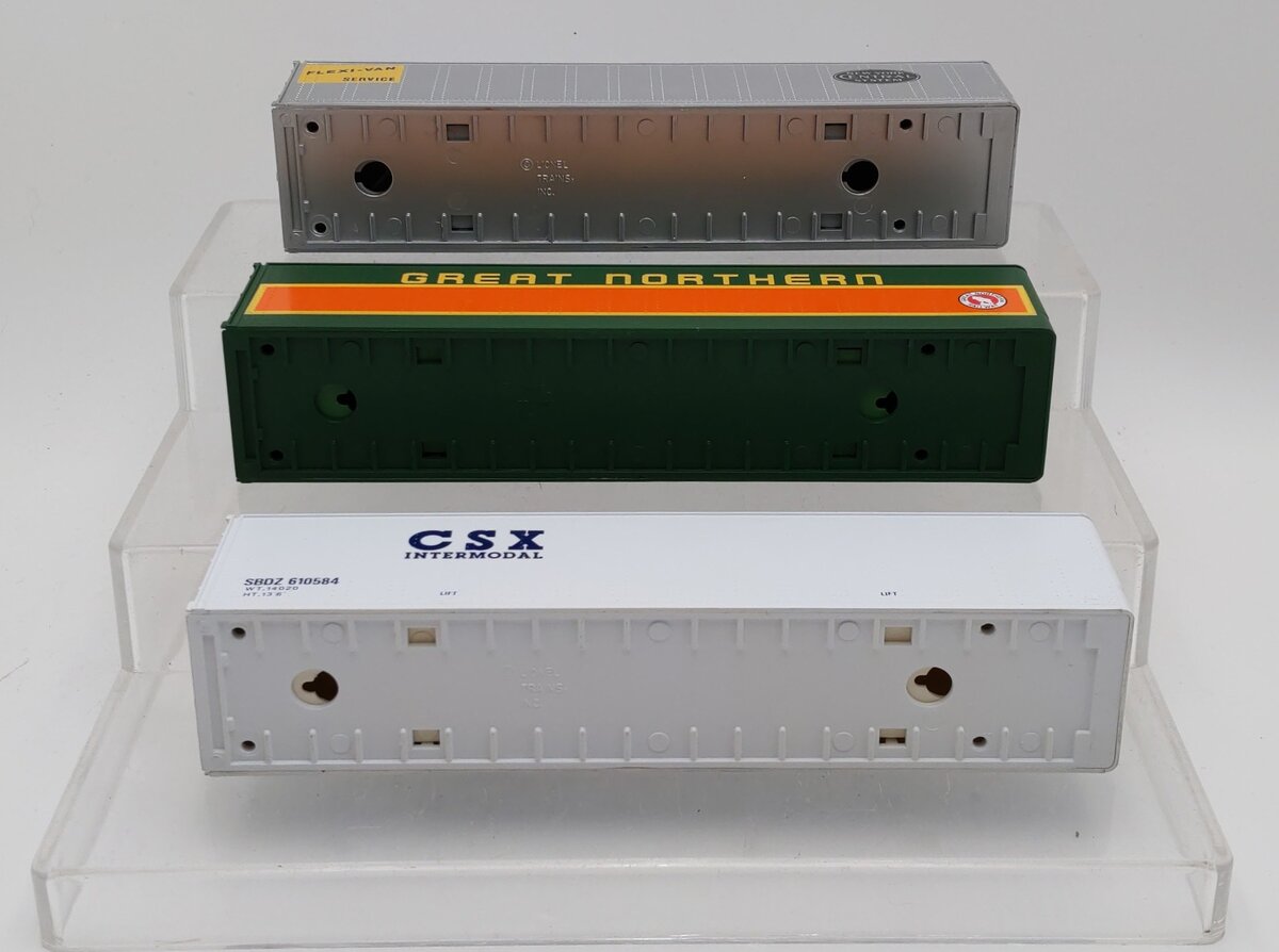 Lionel 6-12826 O CSX/Great Northern/New York Central Intermodal 3-Container Pack LN/Box